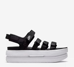 Nike Women’s Icon Classic Platform Sandals Black Size 12 – Chunky Slide